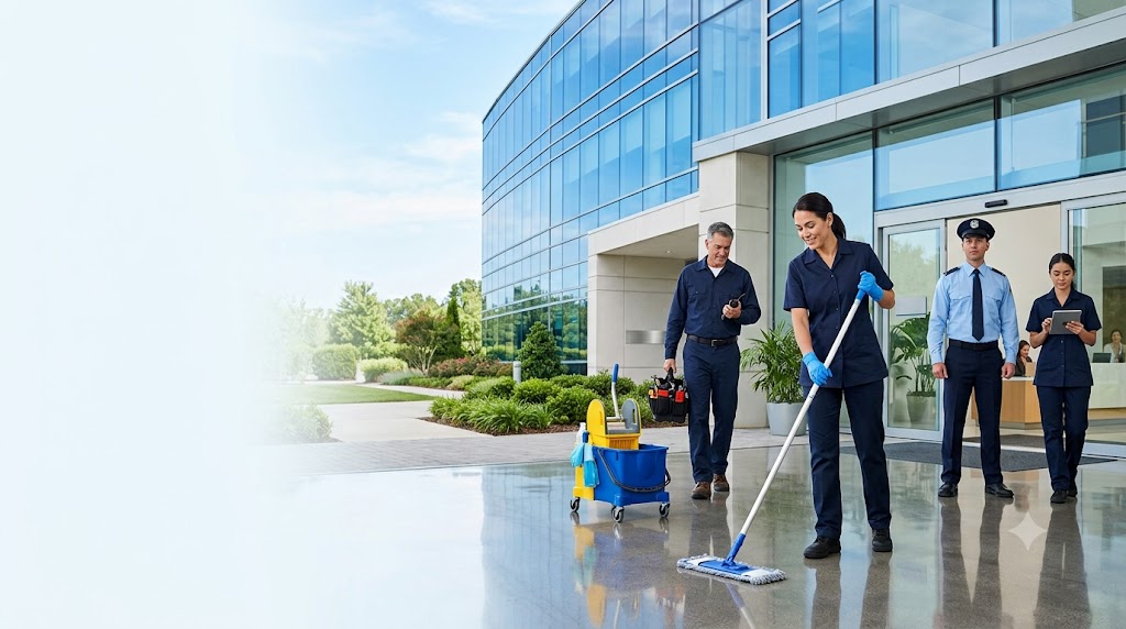 Professional facility management team